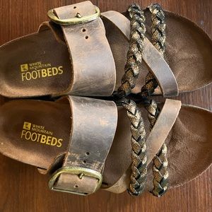 White mountain sandals